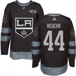 Kings #44 Robyn Regehr Black 1917 2017 100th Anniversary Stitched NHL Jersey