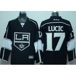 Los Angeles Kings  #17 Milan Lucic Black Home Stitched NHL Jersey