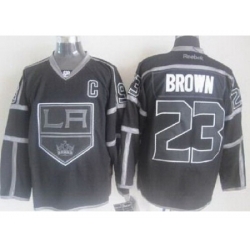 Los Angeles Kings 23 Dustin Brown Black ICE Fashion NHL Jerseys