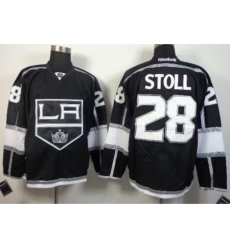 Los Angeles Kings #28 Jarret Stoll Black Home Stitched NHL Jersey