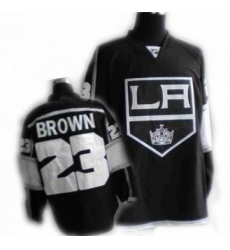 Los Angeles Kings Alternate jerseys 23# BROWN black