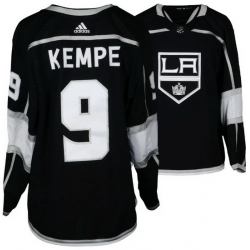 Men Los Angeles Kings 9 Adrian Kempe Black Stitched Jersey