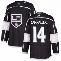 Mens Adidas Los Angeles Kings 14 Mike Cammalleri Authentic Black Home NHL Jersey 