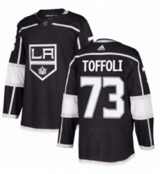 Mens Adidas Los Angeles Kings 73 Tyler Toffoli Authentic Black Home NHL Jersey 