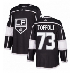Mens Adidas Los Angeles Kings 73 Tyler Toffoli Authentic Black Home NHL Jersey 