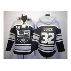 NHL Jerseys Los Angeles Kings #32 Quick black-white[pullover hooded sweatshirt]