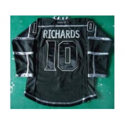 NHL Los Angeles Kings #10 Mike Richards Black Jersey