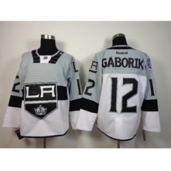 NHL Los Angeles Kings #12 Gaborik stadium white-grey jerseys