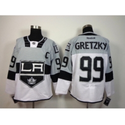 NHL Los Angeles Kings #99 gretzky stadium white-grey jerseys