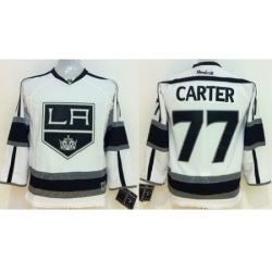 Kids Los Angeles Kings 77 Jeff Carter White NHL Jerseys