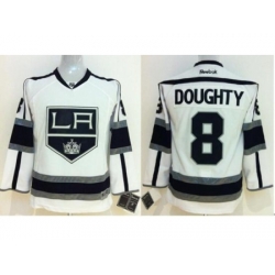 Kids Los Angeles Kings 8 Drew Doughty White NHL Jerseys