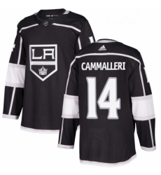 Youth Adidas Los Angeles Kings 14 Mike Cammalleri Authentic Black Home NHL Jersey 