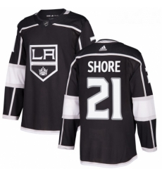 Youth Adidas Los Angeles Kings 21 Nick Shore Authentic Black Home NHL Jersey 