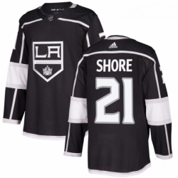 Youth Adidas Los Angeles Kings 21 Nick Shore Authentic Black Home NHL Jersey 