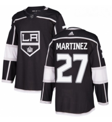 Youth Adidas Los Angeles Kings 27 Alec Martinez Authentic Black Home NHL Jersey 