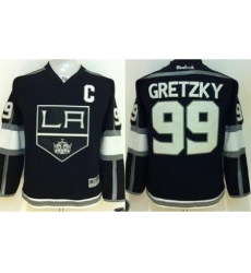 Youth Los Angeles Kings 99 Wayne Gretzky Black Home Stitched NHL Jersey