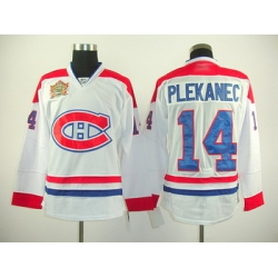2011 Heritage Classic Montreal Canadiens 14 Tomas Plekanec white jerseys