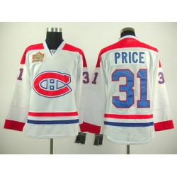 2011 Heritage Classic Montreal Canadiens 31 Price white New jerseys