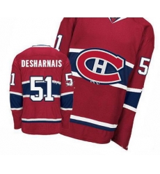 2011 Montreal Canadiens NHL Hockey Jerseys #51 Desharnais Red Authentic Hockey Jersey