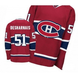 2011 Montreal Canadiens NHL Hockey Jerseys #51 Desharnais Red Authentic Hockey Jersey