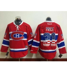 Canadiens #31 Carey Price Red USA Flag Fashion Stitched NHL Jersey