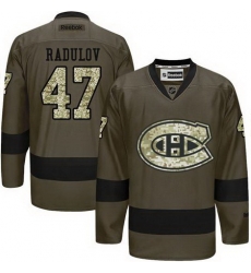 Canadiens #47 Alexander Radulov Green Salute to Service Stitched NHL Jersey