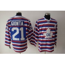 Hockey Montreal Canadiens #21 Brian Gionta strip Jersey