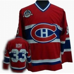 Hockey Montreal Canadiens #33 Patrick Roy MitchellAndNess Red CCM Jersey