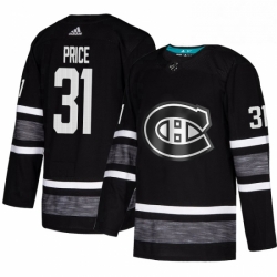 Mens Adidas Montreal Canadiens 31 Carey Price Black 2019 All Star Game Parley Authentic Stitched NHL Jersey 