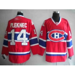 Montreal Canadiens 14 PLEKNEC red Jerseys NEW CH