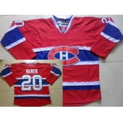 Montreal Canadiens #20 Thomas Vanek Red CH NHL Jersey