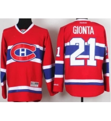 Montreal Canadiens 21 Brian Gionta Red NHL Hockey Jerseys