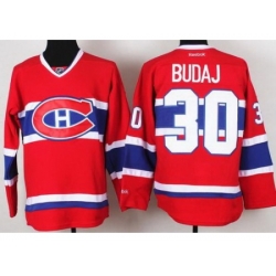 Montreal Canadiens 30 Peter Budaj Red NHL Hockey Jerseys