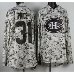 Montreal Canadiens 31 Carey Price White Camo NHL Jersey