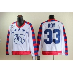 Montreal Canadiens #33 Patrick Roy all star 75th Anniversary white CCM Jersey