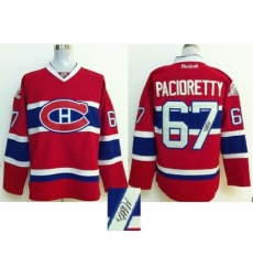 Montreal Canadiens #67 Max Pacioretty Red Autographed Stitched NHL