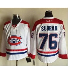Montreal Canadiens #76 PK Subban Stitched White NHL Jersey