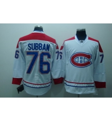 Montreal Canadiens 76 PK Subban White Jerseys CH