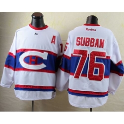 Montreal Canadiens #76 Subban  White New CH Stitched NHL Jersey