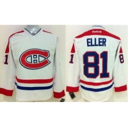 Montreal Canadiens #81 Lars Eller White Stitched NHL Jersey