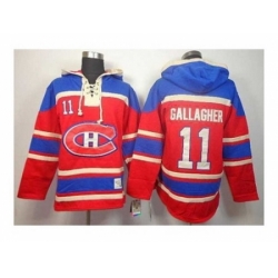 NHL Jerseys Montreal Canadiens #11 Gallagher red[pullover hooded sweatshirt][gallagher]