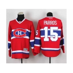 NHL Jerseys Montreal Canadiens #15 Parros red