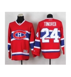 NHL Jerseys Montreal Canadiens #24 Tinordi red