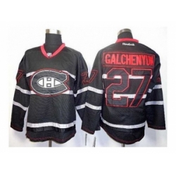 NHL Jerseys Montreal Canadiens #27 Galchenyuk black ice