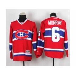NHL Jerseys Montreal Canadiens #6 Murray red