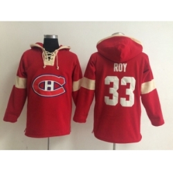 NHL montreal canadiens #33 roy red jersey[pullover hooded sweatshirt]