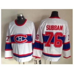 NHL montreal canadiens #76 PK Subban white jerseys[2015 winter classic]