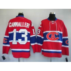 hockey Montreal Canadiens #13 Michael Cammalleri Stitched Replithentic New CA patch Red