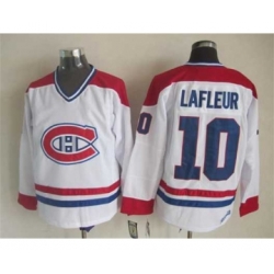 nhl jerseys montreal canadiens 10 lafleur white[2015 new]