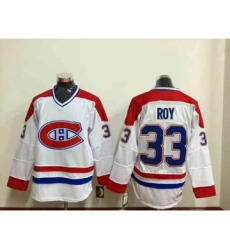 nhl jerseys montreal canadiens #33 roy white